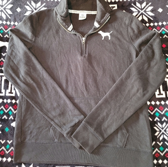 Vintage PINK VS half zip - size small - Picture 2 of 4